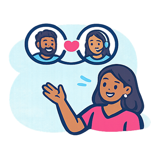 Step 2: We match you with the right support worker